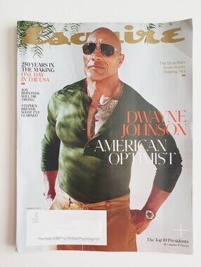 Esquire Magazine Summer, 2026 - Dwayne Johnson The Rock
